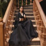 Kritika Kamra Instagram - Actor Kritika Kamra (@kkamra) turns the heat up in outfits that showcase this season’s most coveted trends. From shimmering gowns to pearl embellishments, here is all the wedding glam inspiration you need to make a dazzling statement! Editor: Ruchika Mehta (@ruchikamehta05) Photographer: Trisha Sarang Sathaye (@trishasarang) Stylist: Yukti Sodha (@yuktisodha) Editorial Coordinator: Shalini Kanojia (@shalinikanojia) Hair and Makeup-Up: Kin Vanity (@kin_vanity) Artist PR Agency: Hardly Anonymous (@hardlyanonymous_2.0) Location Courtesy: The Nines Mumbai (@theninesmumbai) Kritika is wearing Embroidered sleeveless net blouse paired with organza sharara and embroidered organza cape, Ridhi Mehra (@ridhimehraofficial); Le palm serefina necklace, Outhouse (@outhousejewellery), black statement ring with diamonds and coloured stones, Golden Window (@goldenwindow) #BRIDESTODAY #KritikaKamra #Editorial #Shoot