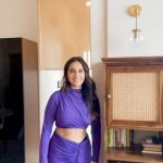 Kusha Kapila Instagram - can call Mumbai my home now. Big thanks to @beautifulhomes.india who transformed my house into a beautiful home that I love coming back to from long shoot days. From the textured walls to the gorgeous spacious sofa to all the beautiful rattan furniture, this home beautifully marks the beginning of my Mumbai journey. @asianpaints #BeautifulHomesService #AsianPaints . . . Outfit @zwaan.official Jewels by @ethnicandaz Styled by @ayeshaaminnigam with @mehullsinglla