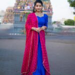 Lavanyaa Instagram - May the festival of lights bring success and brighten up your future endeavours Wishing you and your family a happy and prosperous Diwali 🪔 Outfit @sambhaviboutique Photography @kanyamedia Jewellery @aara_bridal_jewellery_studio #diwali #happydiwali #happydiwali🎉 #diwalivibes✨ #temple #blue #pink #light #festival #vibepositiva Chennai, India