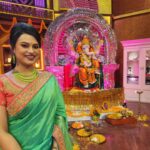 Lipi Mohapatra Instagram - Agyaan ke andhera hatakar gyaan ki roushni bharde mere Bappa.... SUBHA GANESH CHATURTHI 🙏 . . . #lipi #ganeshpuja #didino1 #ganeshchaturthi #festivlook #festival #bappa #bappamorya #blessed #pujavibes #puja #pujavibes