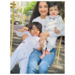 Loveleen Kaur Sasan Instagram - I get to do life with these beautiful humans and the best part is being their momma. #happymothersdaytome♥️🧿♥️