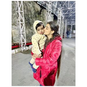 Loveleen Kaur Sasan Instagram - 🌺🙏🏻Jai Maa Vaishnodevi🙏🏻🌺