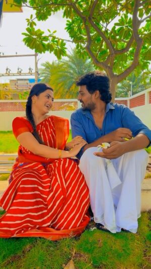 Madhumitha H Instagram - Special love ah?

#ethirneechal #suntv #actor #serial #rajinikanth #oldmovies #tamilreels #trendingreels #trending