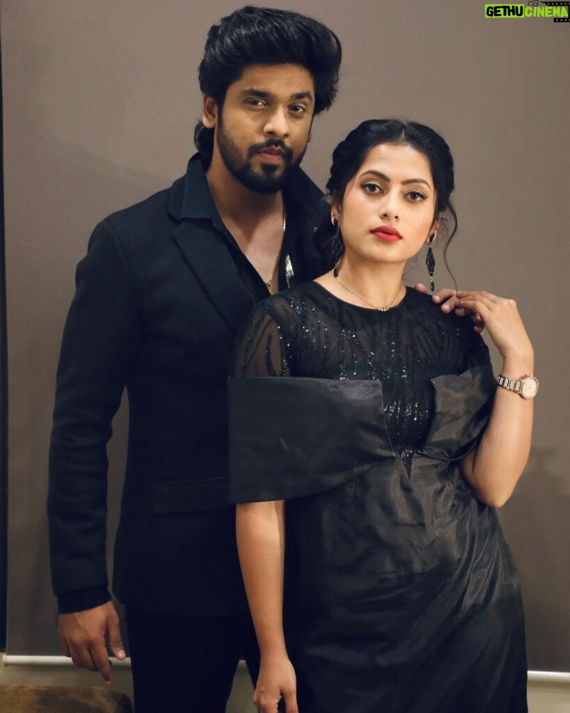 Madhumitha H Instagram - Designed and styled for @madhumitha.h_official & @aswath_official ♥️✨ Show #ranjithame on @suntv Makeup @artistrybygayu 📸 @itsnavas_zone