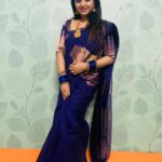Mahalakshmi Shankar Instagram - Beautiful soft silk saree from @dd_sboutique Beautiful traditional matte finish jewellery from @jewellicious_joy Blouse from @lakshmi_lv14