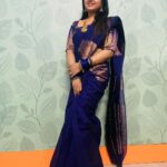 Mahalakshmi Shankar Instagram - Beautiful soft silk saree from @dd_sboutique Beautiful traditional matte finish jewellery from @jewellicious_joy Blouse from @lakshmi_lv14
