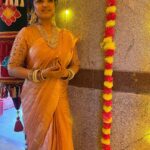 Mahalakshmi Shankar Instagram - Stress less and enjoy the best. Beautiful jewellery from @new_ideas_fashions Blouse from @lakshmi_lv14
