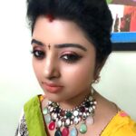 Mahalakshmi Shankar Instagram - Wearing beautiful Kundan jewellery from the @jewel_by_sankge No doubt, it is precise for any occasion and outfit.