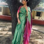 Mahalakshmi Shankar Instagram - Beautiful attractive silk saree from @hubbyfashion2023