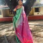 Mahalakshmi Shankar Instagram - Beautiful attractive silk saree from @hubbyfashion2023