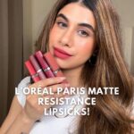 Malvika Sitlani Instagram - For all the times you just want to wear a good liquid lipstick that is transfer resistant and lasts all day, these newly launched infallible matte resistance lipsticks by @lorealparis are Great! 😍😇 It’s truly a 1 swipe colour pay off and is very comfortable on the lip.🩷 They have 9 shades and is available on Nykaa for INR 999/- 🫶🏽 @lorealparis #LOrealParis #LOrealParisIndia #InfallibleLipsThatResist #ResistsEverything #LOrealParisMakeup #LOrealParisMakeup