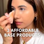 Malvika Sitlani Instagram - ⭐️ Affordable Base Products ⭐️ One you find your fav base makeup, you are gold! 🫶🏻⭐️ I personally think you do not have to empty your pockets to buy the best makeup products, there are some brands that have truly nailed it and today these are my top picks 🎈 Maybelline Fit Me Foundation - My shade 220 ( INR 649/-) 🎈House of Makeup Concealer - My shade M-01 (INR 699/-) 🎈 Kay Beauty HD loose setting powder - My shade Vanilla (INR 799/-) All available on their respective websites and Nykaa, Myntra, Tira, Amazon 🩷