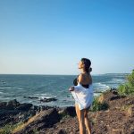 Manisha Rani Instagram - Let the waves hit your feet, let the sand be your seat. 🌊🏖️ 📸 - @rspphotography2000 #goa #beach #manisharani Goa, India