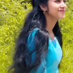 Manjusha Martin Instagram - 💙 700K Fam 💙 Thank you all 💙 Cute outfit @fashion_store__4567 💙 Cam @martinkm2020 papa ❤️