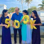 Manjusha Martin Instagram - Touched!!!! Thankful for all those love and support that are showered upon us..Reached one of the milestones..500k YouTube Fam❤️🥰 📸 @binitha_ajith ❤️