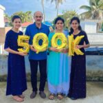 Manjusha Martin Instagram - Touched!!!! Thankful for all those love and support that are showered upon us..Reached one of the milestones..500k YouTube Fam❤️🥰 📸 @binitha_ajith ❤️