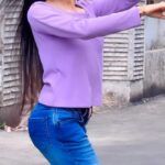 Manjusha Martin Instagram - Besharam Rang 🥹 As per sister’s Suggestion 🙈 Direction & cam : @maneeshamartin1 🥰🙈😚 Editings : me itself 😊