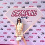 Maryam Zakaria Instagram - Mary lost in the beauty Nykaaland 💕😍 What a lovely event it was 🫶😍 For the first time in India the biggest beauty and lifestyle Festival and I really enjoyed it @nykaaland 💕💕💕 #nykaaland #nykaa #beautybiggestplayground #nykaaland2023 #beauty #makeup #lifestyle