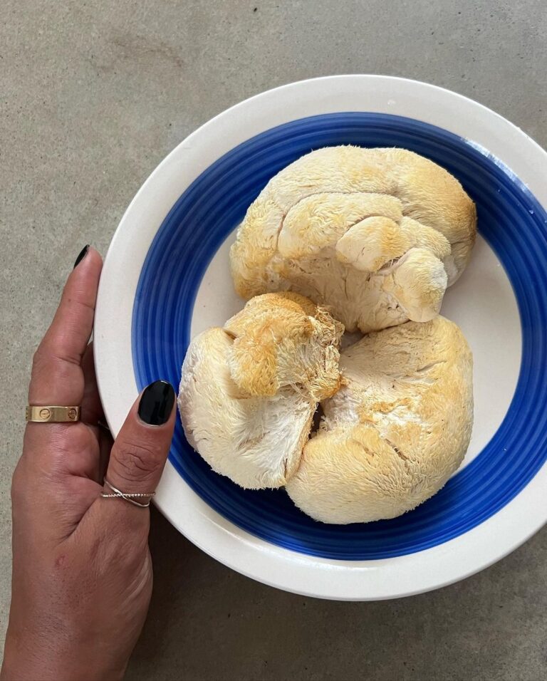 Megha Gupta Instagram - ＃Ｓｕｎｄａｙ Slide 4 is fresh Lions’ Mane 💜 #restday #lionsmane #coffee #sunshine #beachlife #tropical #beachDay #mushrooms #adaptogens #healingmushrooms #wellness #wellbeing #mushroom