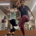 Meghana Lokesh Instagram - When we hit the gym a minute early to surprise the trainer 😛 @gopikrishna42 #friendship #gym #gympartner #instagood #instagram #love #loveyourself