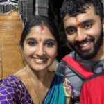 Meghana Lokesh Instagram - Blessed to have visited the great holy places Kanipakam, Tirumala, kalahasthi 🙏🏼 Felt divine to reach Thirumala on foot by steps with my dear husband, Sarve Jana sukhino bhavanthu! Thank god🙏🏼 . . . #tirupati #tirumala #kanipakam #kalahasthi #feeling #great #powerful #indian #temple #temples #blessed Kapilatheertham Temple Tirupati..