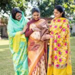 Mohena Singh Instagram - My heart is filled with gratitude for the love , joy and blessings. Thank you. 🌈💛💐 #amritarawatji @priyarathoree 📷 @shrirangswarge 💖