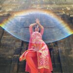 Mohena Singh Instagram - “Be Uniquely You. Stand out. Shine. Be colourful. The world needs your Prismatic Soul.” ~ Prem Aggarwal Thank you for this lovely, prismatic picture my dear Husband @suyeshrawat @instagram #instagram #instaphoto #instaclick #instaindia #spirituality #temples #dance #mohena #mohenakumari #mohenasingh #kumaon #uttarakhand Katarmal Sun Temple