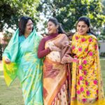 Mohena Singh Instagram - My heart is filled with gratitude for the love , joy and blessings. Thank you. 🌈💛💐 #amritarawatji @priyarathoree 📷 @shrirangswarge 💖