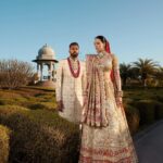 Natasa Stankovic Instagram - Living My Dream! ❤️ Infinite Joy as Hardik and I look forward to a Future of Endless Love. It was absolutely magical to renew our vows in the presence of our family and friends. Thank you Abu Jani and Sandeep Khosla for making us feel like a Fairytale bride and groom. @abujanisandeepkhosla @abujani1 @sandeepkhosla Stylist - @nikitajaisinghani Jewellery- @manubhaijewels Hair - @marcepedrozo Make up - @bymaniasha Drapper - @dolly.jain Photo - @rahuljhangiani Raffles Udaipur