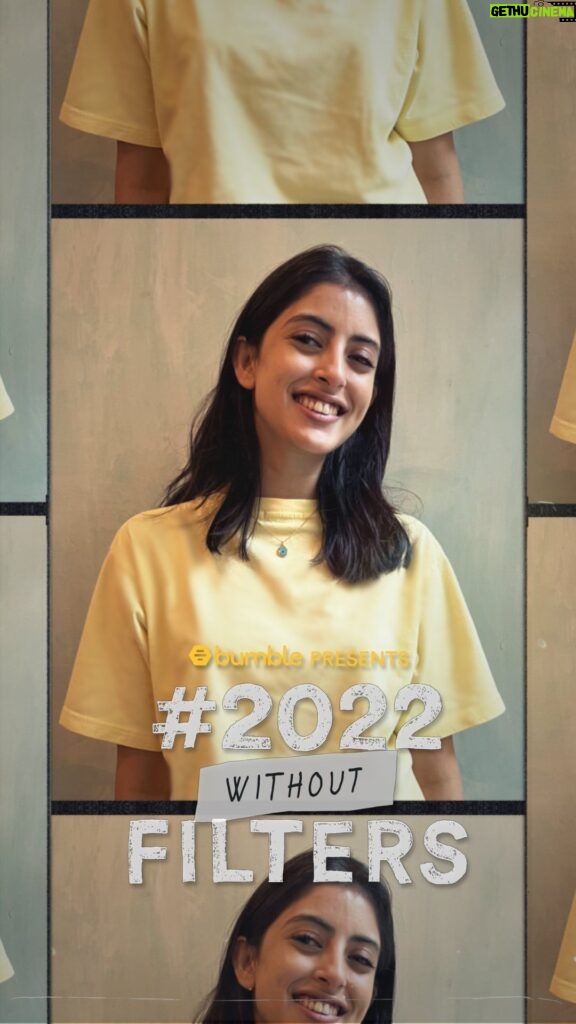 Navya Naveli Nanda Instagram - To being a busier bee in 2023 🐝💛#2022WithoutFilters Use @bumble_india’s new audio to look back at a year with giggles and grins 🤓