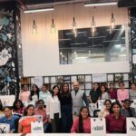 Navya Naveli Nanda Instagram - Launched our 2nd cohort for Nimaya today - a 21st century skills accelerator for women to lead in the world of work ❤️ Thank you @naiyya and @goodglammgroup for hosting us at your office & inviting the girls to experience the workplace!