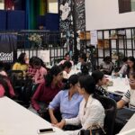 Navya Naveli Nanda Instagram - Launched our 2nd cohort for Nimaya today - a 21st century skills accelerator for women to lead in the world of work ❤️ Thank you @naiyya and @goodglammgroup for hosting us at your office & inviting the girls to experience the workplace!