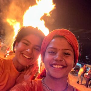Nidhi Bhanushali Instagram - So grateful for this day to have repeatedly, with out fail, every year filled my life with joy and colours (literally).

Happy Holi 🌈

Taking this opportunity to share this cute video @surfingindia & @shreyas__pawar made from last year’s holi. 

P.s. - Incredibly missing my family and friends back at home. This occasion will always be slightly incomplete without them by my side.