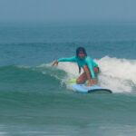 Nidhi Bhanushali Instagram – Few of the first shots from surfing at @surfingindia 

Watch our latest episode on YouTube. Link in Bio. 

Endless paddling to being wiped out to nose diving to riding the wave. Surfing gives me joy that matches no other. Mantra Surf Club – Surfing India