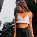 Nidhi Bhanushali Instagram - Ready for the summer and the swell. Crochetkini by meeeee & Dreads chop chop by @goadreads