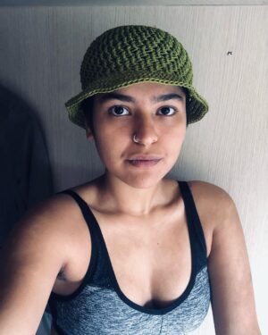 Nidhi Bhanushali Instagram - August Dump 

#causeisuckatpostingregularly 

1. Trying to get under some shade on the side of the road on a sunny day in Bali. 

2. Working with bamboo to make a small lounger for Shankari’s birthday.

3. At midnight. Shankari’s 71st birthday yayyyy! Homemade yum yumm cake yayyyy! 

4. Our super talented Italian boys and Danny jamming in the yard.

5. Cold and breezy sunrise in the rice fields. 

6. Just a ‘I am trying to get used to my hair ‘ selfie. 

7. @ryora.lights got a make shift haircut by our new friends and it surprisingly turned out to be very good.

8. Kitchen floor mosaic in the making.

9. Crochet bucket hat. Yeah. I. Am. Obsessed. 

10. Last supper in Bali.