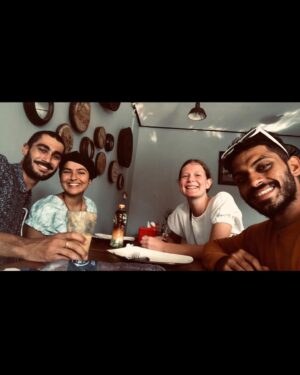 Nidhi Bhanushali Instagram - August Dump 

#causeisuckatpostingregularly 

1. Trying to get under some shade on the side of the road on a sunny day in Bali. 

2. Working with bamboo to make a small lounger for Shankari’s birthday.

3. At midnight. Shankari’s 71st birthday yayyyy! Homemade yum yumm cake yayyyy! 

4. Our super talented Italian boys and Danny jamming in the yard.

5. Cold and breezy sunrise in the rice fields. 

6. Just a ‘I am trying to get used to my hair ‘ selfie. 

7. @ryora.lights got a make shift haircut by our new friends and it surprisingly turned out to be very good.

8. Kitchen floor mosaic in the making.

9. Crochet bucket hat. Yeah. I. Am. Obsessed. 

10. Last supper in Bali.