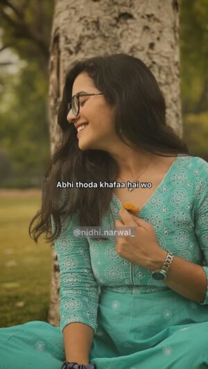 Nidhi Narwal Instagram - Sabr ❤️🌼 

#lifeofnidhi #nidhinarwalpoetry #nidhinarwal #hindipoetry #love #shayari #spokenword #poetry #poetsofinstagram #poetrycommunity #poetrydarbaar