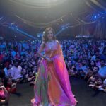 Nidhi Shah Instagram - Embrace the power of Goddess Durga within you and conquer your fears. Let the divine energy of Durga Ashtami bring peace, harmony and success 🙏🏼✨ HAPPY ASHTAMI ✨ About last night ❤️Hyderabad you were amazing. It was simply surreal. Thank you for your immense love🫶✨ #gratitude 🙏🏼 Styled by @thedotdiary @thedottstyle Outfit by @basilleafworld