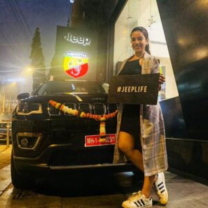 Nidhi Singh Instagram - -08/01/21-
Sooooooooo She’s my first and I Needed to cherish her all by myself first. 🙃
Say hello to my Beastie.🖤
.
Thank you for making this so smooth & fun @jeep @jeepindia 
Oh! The places we’ll go ! 🐥🐒🌈🤸🏻‍♀️😇🥰💞
.
#LuckyGirl #SoGrateful #Jeep #Thankful #Blessed

P.S. There are many other embarrassing moments of me screaming & jumping captured by @shashwatsinghofficial & @nikhitagandhiofficial which I’ll post over the course of time. Or Maybe not. 😝