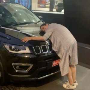 Nidhi Singh Instagram - -08/01/21-
Sooooooooo She’s my first and I Needed to cherish her all by myself first. 🙃
Say hello to my Beastie.🖤
.
Thank you for making this so smooth & fun @jeep @jeepindia 
Oh! The places we’ll go ! 🐥🐒🌈🤸🏻‍♀️😇🥰💞
.
#LuckyGirl #SoGrateful #Jeep #Thankful #Blessed

P.S. There are many other embarrassing moments of me screaming & jumping captured by @shashwatsinghofficial & @nikhitagandhiofficial which I’ll post over the course of time. Or Maybe not. 😝