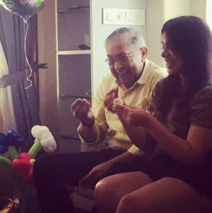 Nidhi Singh Instagram - Papa.. My life.. my confidant.. my superhero.. my safe space.. and possibly the only person who could understand all that I couldn’t articulate.. 
Calling you mine will always be my highest honour and pride..
Thank you for giving me my voice papa, for your constant blind faith in me..For teaching us honesty & humility at all times, good and bad.. but specially good times.
Thank you for never letting us take anything for granted.. For your brilliant sense of humour.. those walks in our lawn, our long drives, Your amusing adventurous anecdotes.. for breaking all gender stereotypes.. for being ma’s biggest hype man.. for being the best coffee maker in the world.. for keeping it simple, for your wisdom, your faith, your fearlessness.. for being as academically brilliant as you were but never making me feel unworthy for my lack of interest.. for accepting us whole heartedly for who we are.. for cheering us on.. for loving us.. oh loving us so so much.. 

It’s been a year since.. and not a second goes by when your physical absence does not break our hearts papa..
Because you were just right here.. weren’t you.. helping someone in need.. silently sitting in a corner, reading a book.. reading out some not-that-funny joke to mumma.. making new travel plans.. laughing at anything silly.. playing with a puppy.. saving lives.. :)
You were just here papa.. you are always just.. right here.. 
And as days go by, I recognise every miracle you send my way and I promise I don’t take any of it for granted. 
This grief is our love and the tears are gratitude for the force of nature you were.. are..
Sleep tight my Emperor.
You reside in every beat of my heart poppy.
Thank you for being my papa.
I love you.. endlessly.. beyond time. beyond space.. ❤️