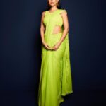 Nimrat Kaur Instagram - Hari pari 💚🍀 HMU : @nishisingh_muah assisted by @ashisbogi Outfit : @stylemati Jewellery : @goldenwindow @ascend.rohank Styling : @shaleenanathani Styling team : @simrankumar19 @vasudhaguptaa Photographer : @visualaffairs_va #promotions #BossBabeBela♠️ #BelaDiaries❤️‍🔥 #SajiniShindeKaViralVideo @maddock
