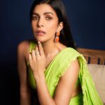 Nimrat Kaur Instagram - Hari pari 💚🍀 HMU : @nishisingh_muah assisted by @ashisbogi Outfit : @stylemati Jewellery : @goldenwindow @ascend.rohank Styling : @shaleenanathani Styling team : @simrankumar19 @vasudhaguptaa Photographer : @visualaffairs_va #promotions #BossBabeBela♠️ #BelaDiaries❤️‍🔥 #SajiniShindeKaViralVideo @maddock