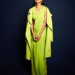 Nimrat Kaur Instagram - Hari pari 💚🍀 HMU : @nishisingh_muah assisted by @ashisbogi Outfit : @stylemati Jewellery : @goldenwindow @ascend.rohank Styling : @shaleenanathani Styling team : @simrankumar19 @vasudhaguptaa Photographer : @visualaffairs_va #promotions #BossBabeBela♠️ #BelaDiaries❤️‍🔥 #SajiniShindeKaViralVideo @maddock