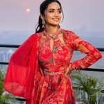 Nisha Guragain Instagram - Bright thoughts, bright attire! ❤️ Outfit- @lapink_by_pink_lifestyle