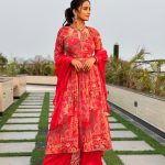 Nisha Guragain Instagram - Bright thoughts, bright attire! ❤️ Outfit- @lapink_by_pink_lifestyle