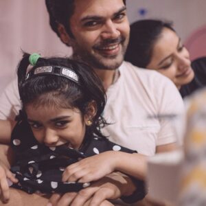 Nisha Krishnan Instagram - Taking time for the feeling to sink in 😇.....
That's us blissed out by the arrival of the new member in the family 😍

#candidmoment
#newmember
#family
#itsaboy 
#happyfeeling