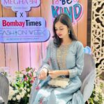 Nitanshi Goel Instagram - BOMBAY TIMES FASHION WEEK ✨ Styled by @stylingcityy Wearing :- @readiprintfashions @indianweddingsaree Jewellery @om_jewellers #nitanshigoel #nitanshi #nitanshians #btfw2023 #laapataaladies Bombay times Fashion week