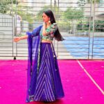 Nitanshi Goel Instagram - Embracing the shift from Navratri's farewell to the celebration of Lord Ram's triumph. Let the legendary victory of good over evil in the epic Ramayana enlighten our hearts to fearlessly conquer life's hurdles with righteousness and bravery. Wishing you all a joyous and blessed Dussehra! 🏹 Outfit @kirtiagarwal_varsha ✨ #Nitanshigoel #Nitanshi #Nitz #Nitanshians #LaapataLadies KoraKendra Grounds